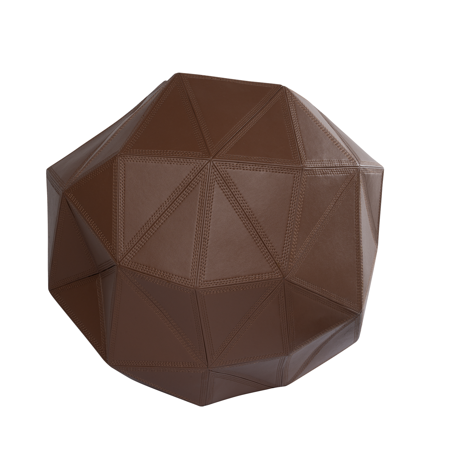 Diamond Cut Leather Vase