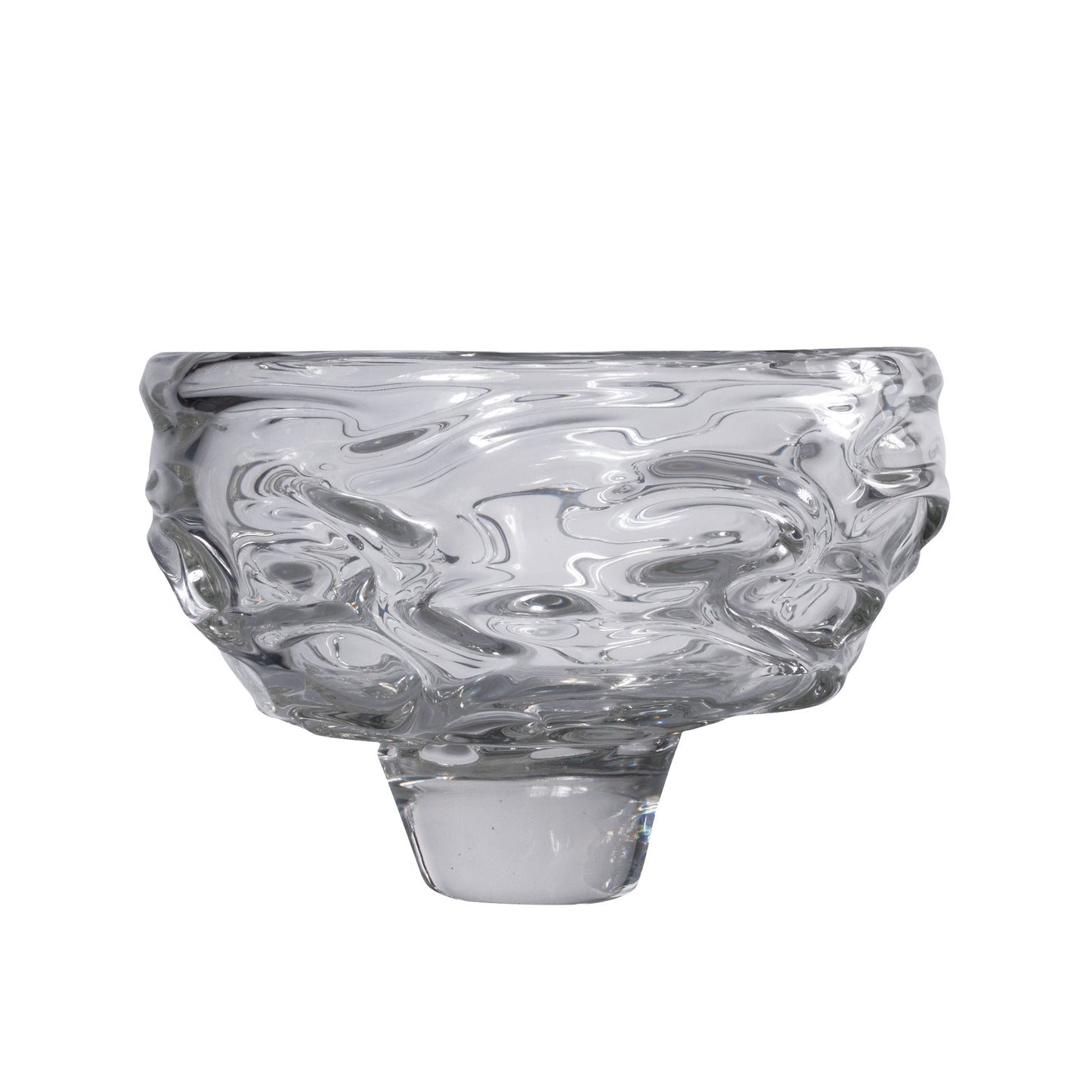 وعاء ديكور مموج