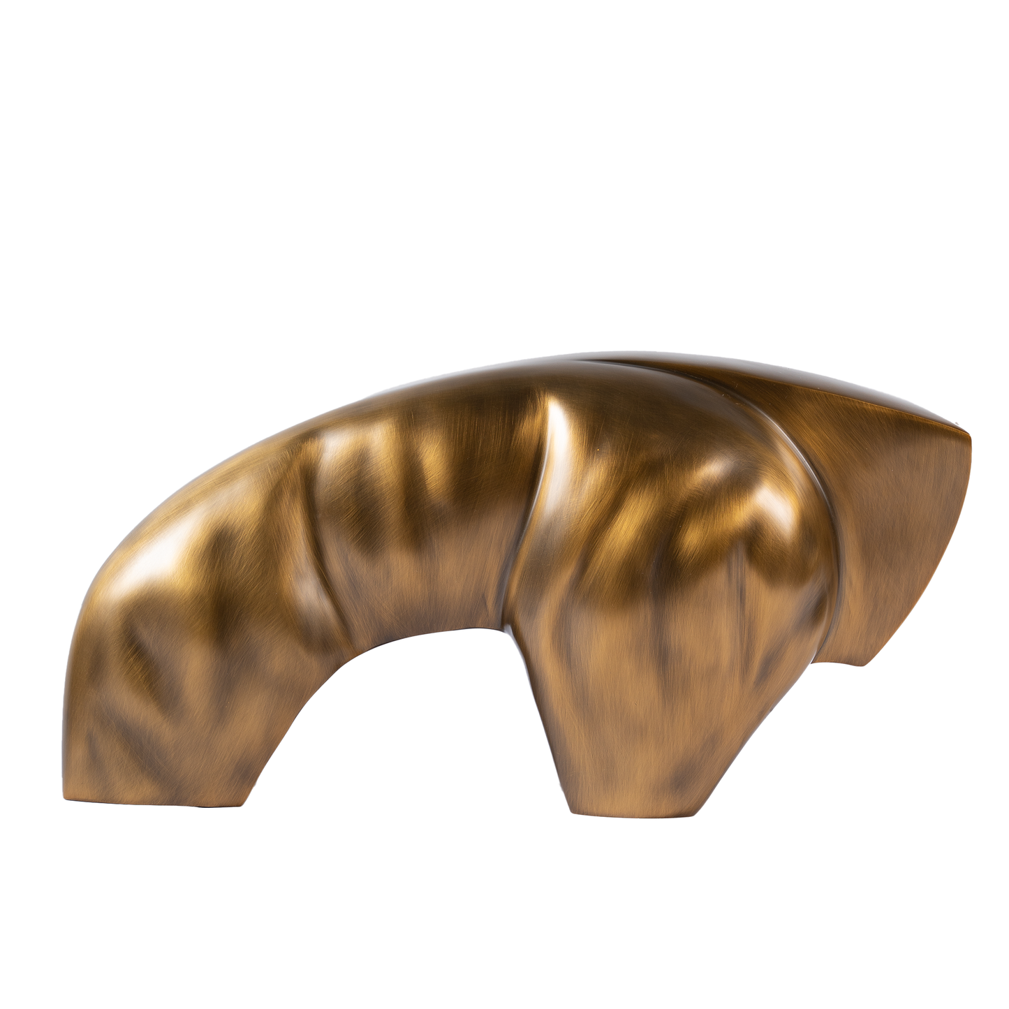 Abstract Cattle Sculpture