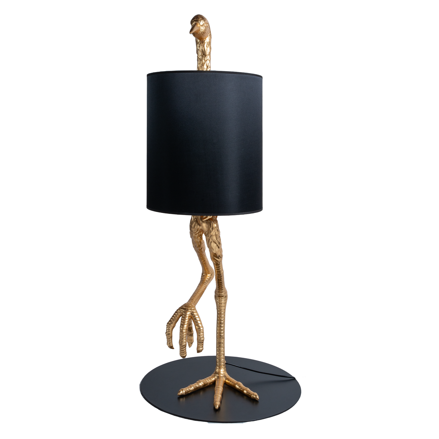 Golden Crane Floor Lamp
