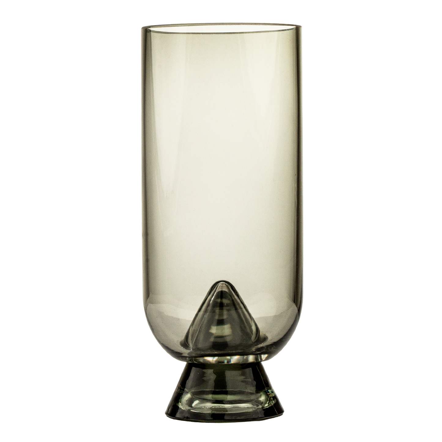 Clear Column Vase Small