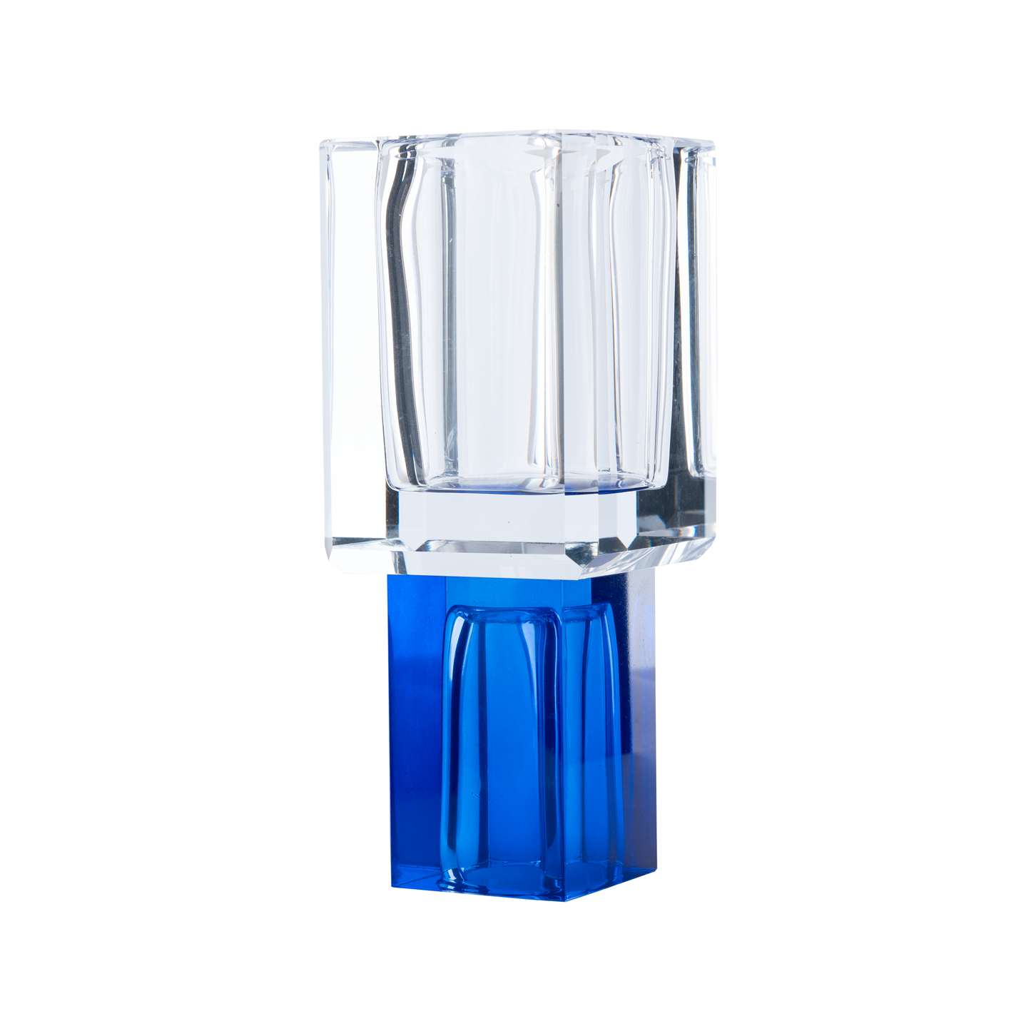Block Glass Vase