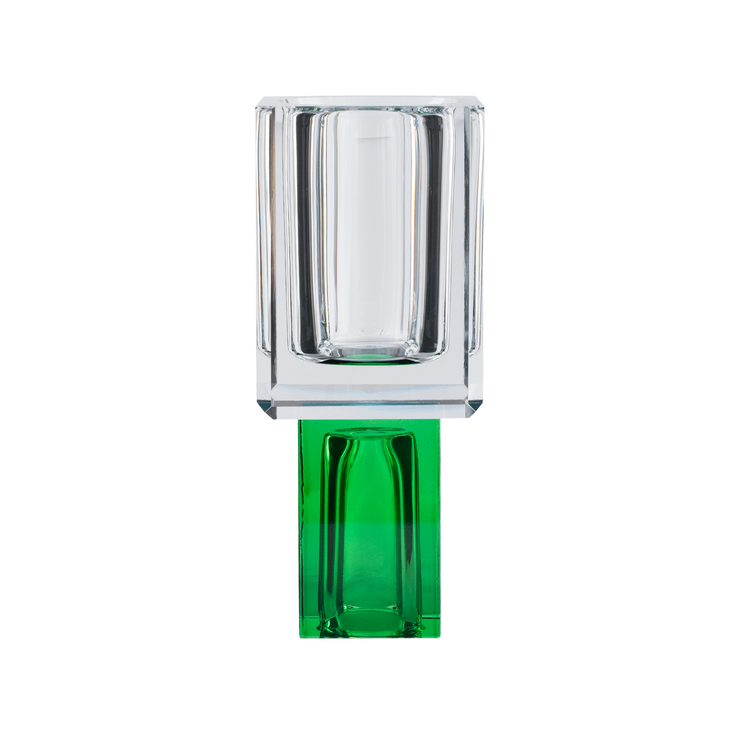 Block Glass Vase