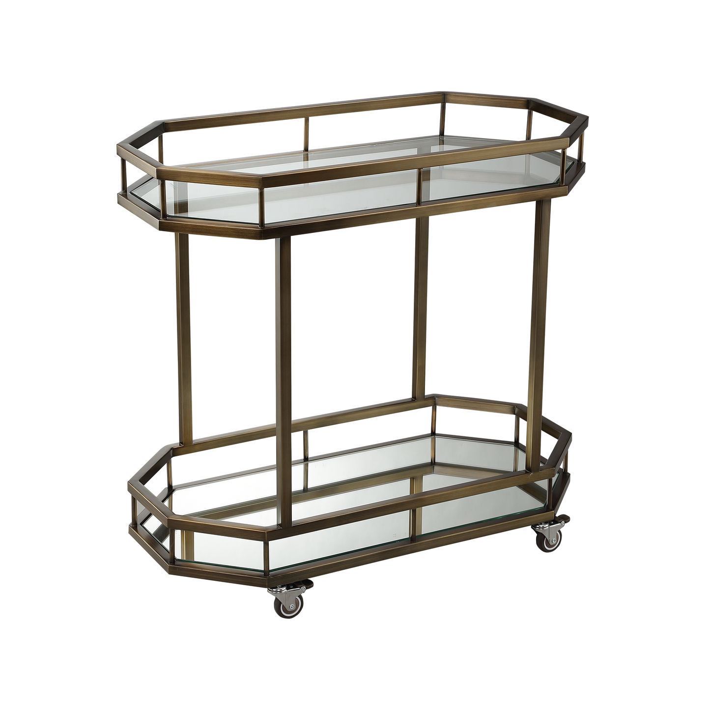 Hexagon Bar Cart