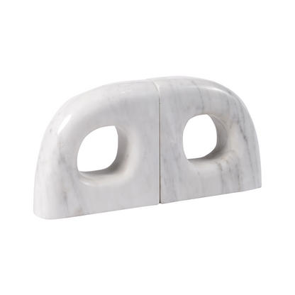 Punctured Marble Bookend