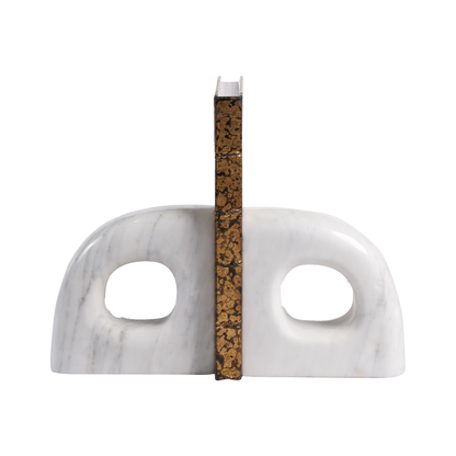 Punctured Marble Bookend