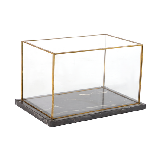 Coffee Color Glass Box L