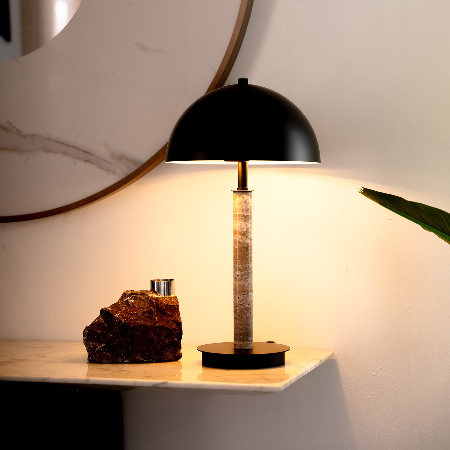 Jade Table Lamp