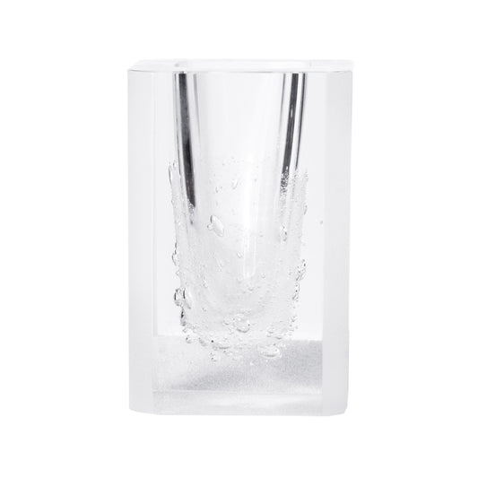 مزهرية عمودية مربعة صغيرة الحجم