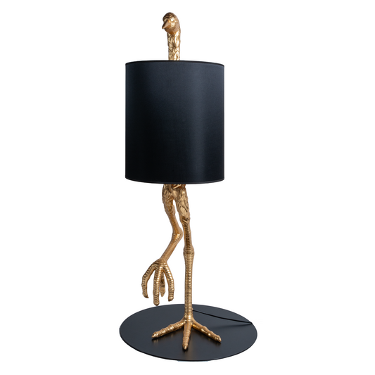 Golden Crane Floor Lamp