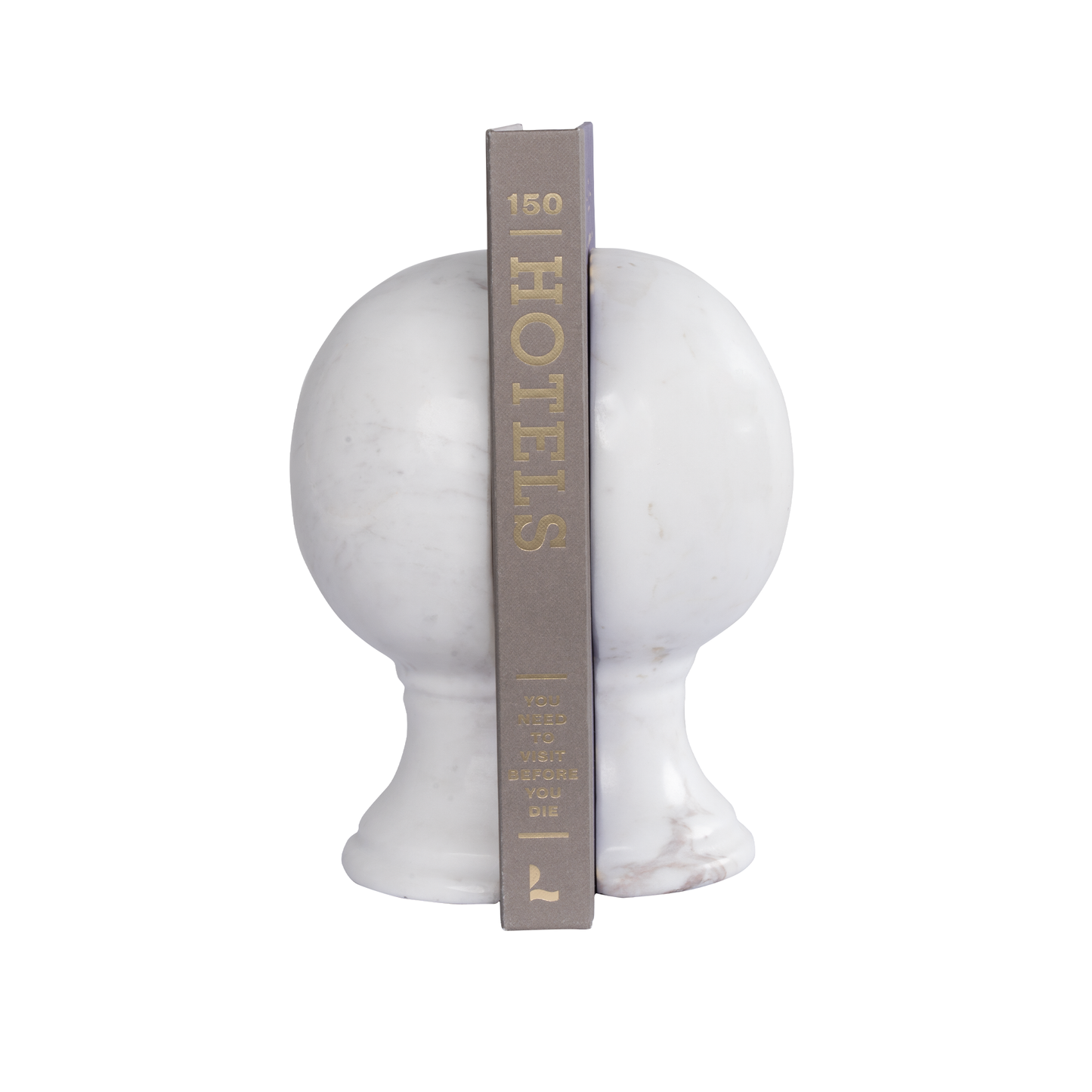 Marble Spherical Bookend